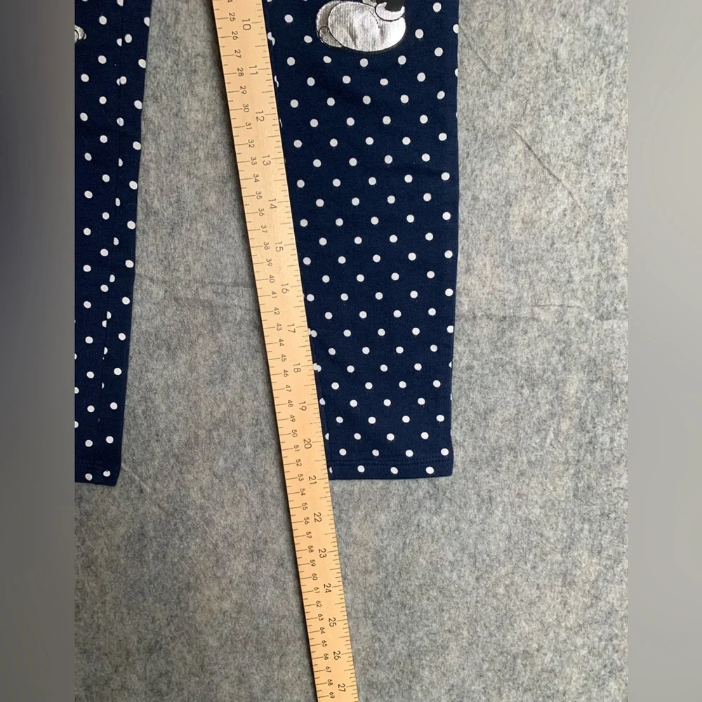 Gap Disney Girl Size M 8 Blue Polka Dots Mickey‎ Minnie Leggings